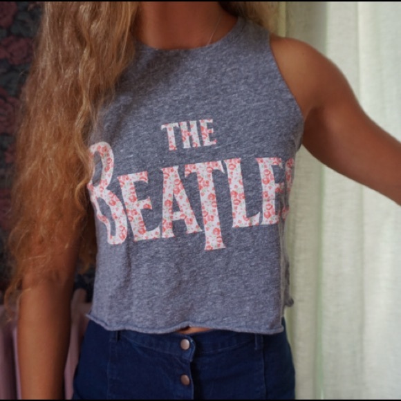 Cropped Beatles Tank - Picture 1 of 4